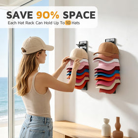 Accevo neat display rows organize your cap collection