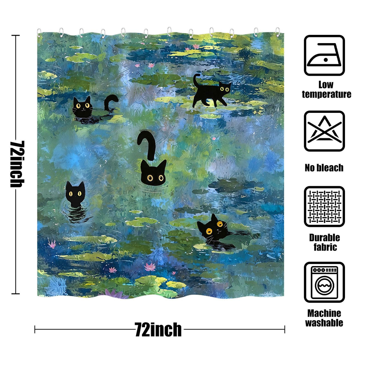 Accnicc versatile bathroom decor for art lovers and cat enthusiasts.