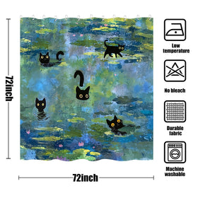Accnicc versatile bathroom decor for art lovers and cat enthusiasts.