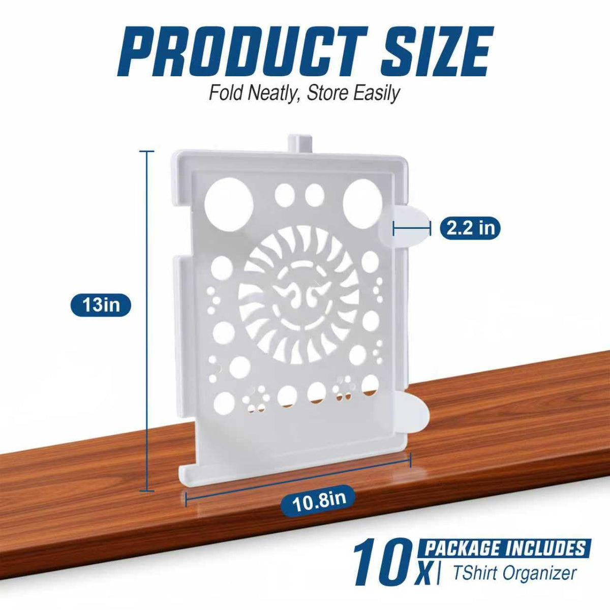 Accenter 10-pack storage solution helps keep wardrobes tidy without compromising access.