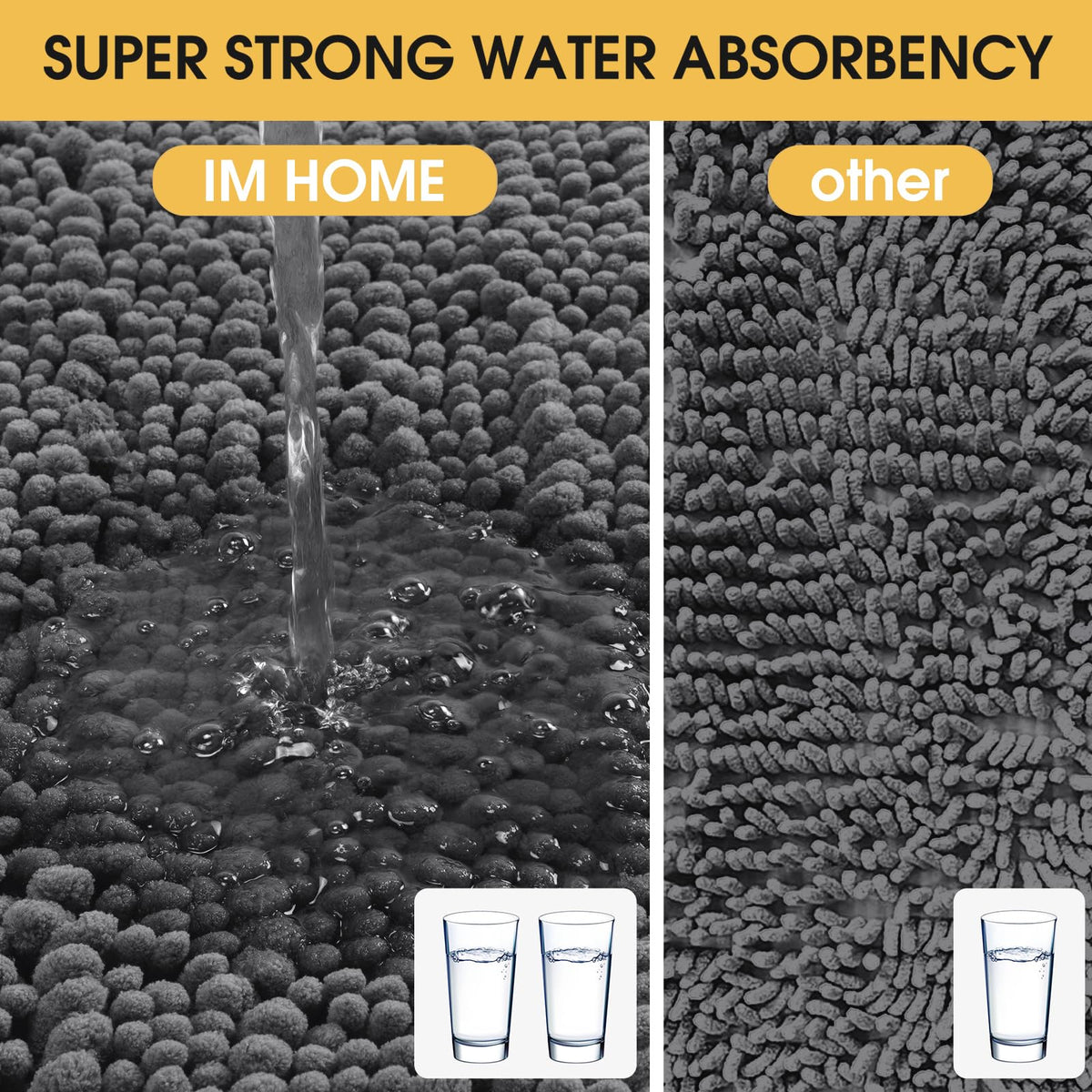 ACCUMTEK chenille surface feels luxurious with reduced shedding