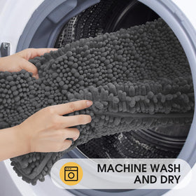 ACCUMTEK deep-pile absorbent mat soaks up moisture quickly
