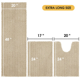 ACCUMTEK non-slip backing close-up delivers confident footing