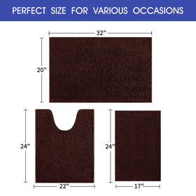 ACCUMTEK non-slip backing image emphasizes safety and steadiness on wet floors