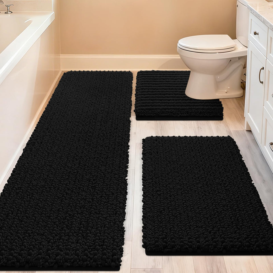 ACCUMTEK upgrade extra-large rug 48x20 adds cozy warmth on cold floors.