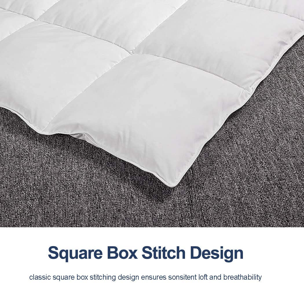 ACCURATEX corner tabs help secure the duvet cover for a neat look