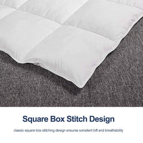 ACCURATEX corner tabs help secure the duvet cover for a neat look