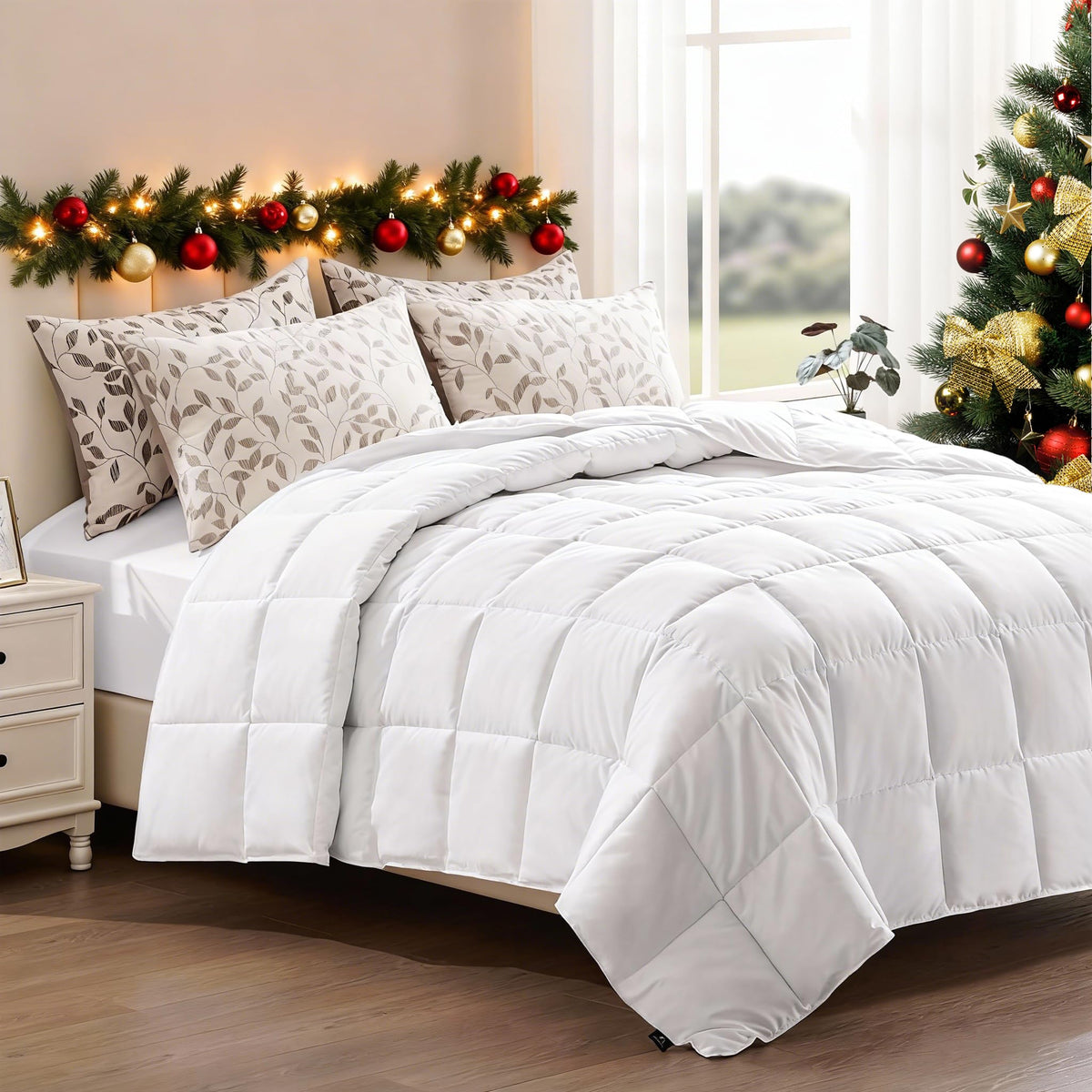 ACCURATEX cozy bedroom scene in summer highlighting restful sleep