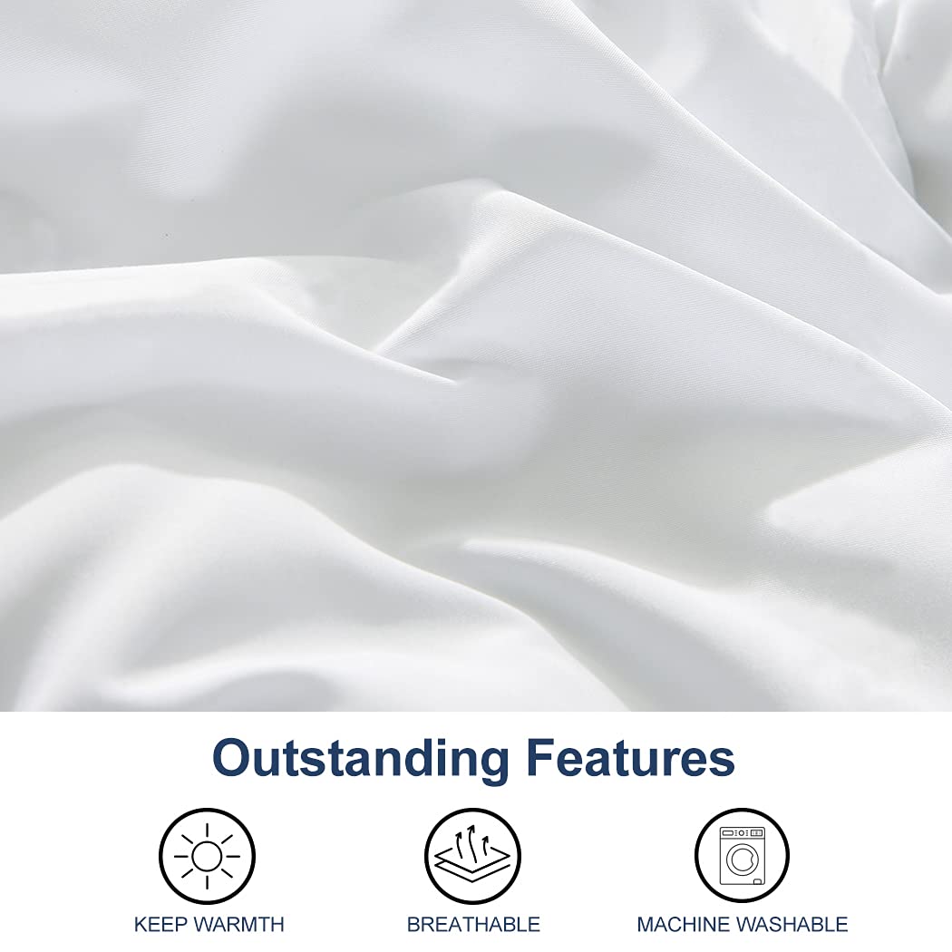ACCURATEX down-alternative filling looks fluffy and warm