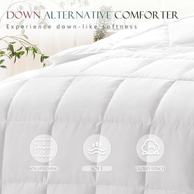 ACCURATEX eight-tab attachment system secures duvet inside the cover