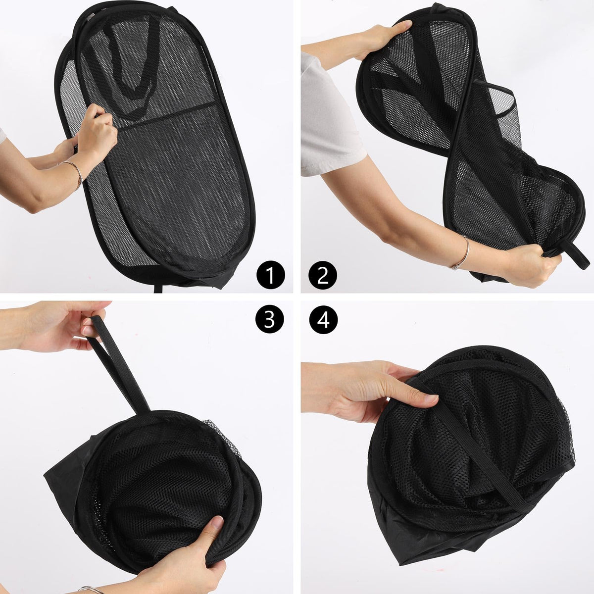acDesign pop-up laundry baskets suitable for home and dorm use