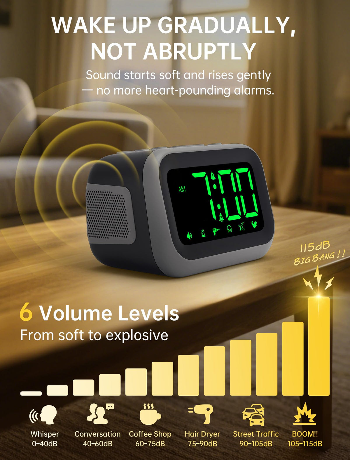 Acedeck compact dorm room design fits on small nightstands
