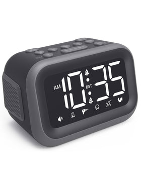 Acedeck 115dB alarm clock wakes heavy sleepers reliably.