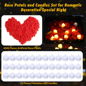 Acejoz Rose Petals arranged for weddings or proposals with lasting beauty