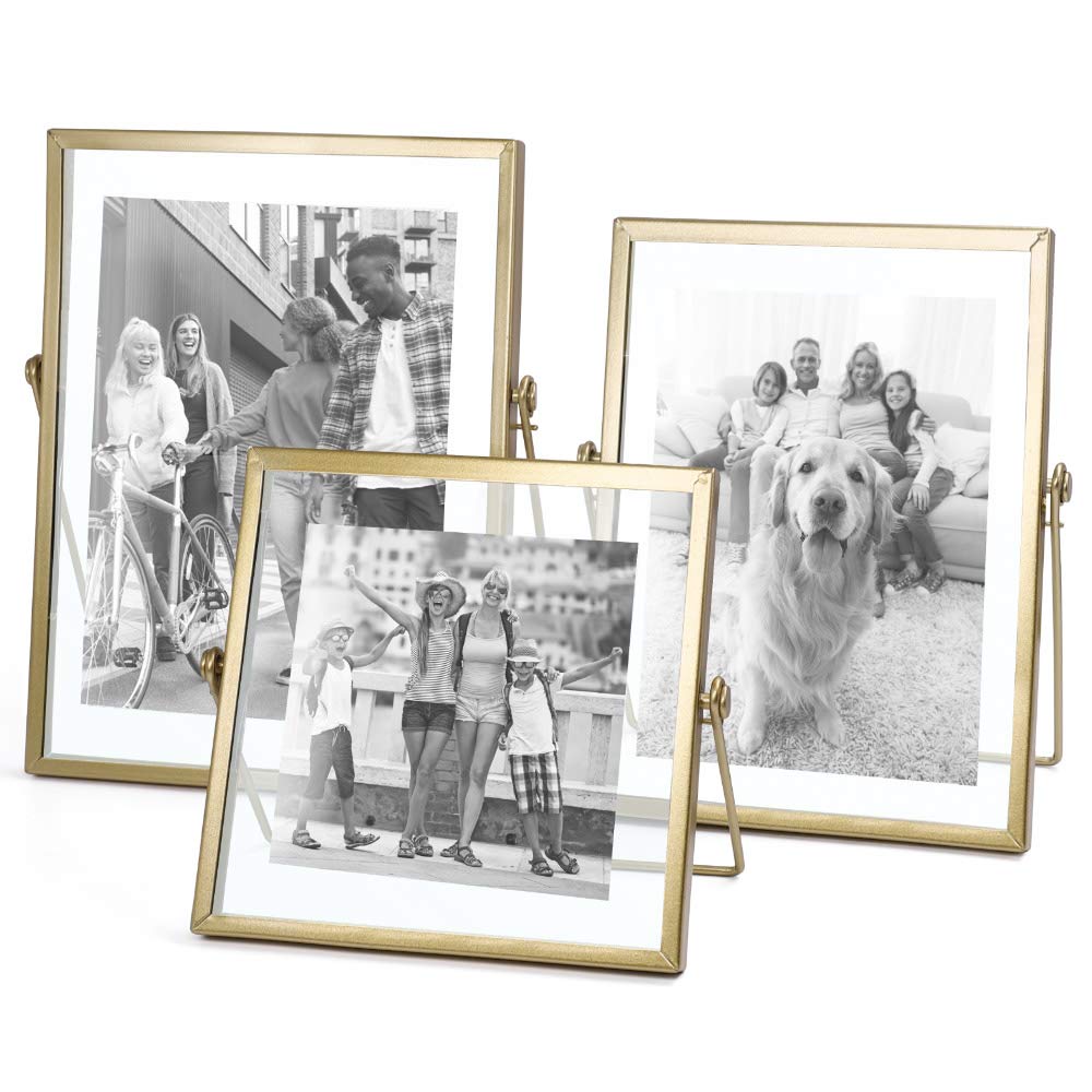 AceList glass photo frame 4x4 shows clear display for memories.