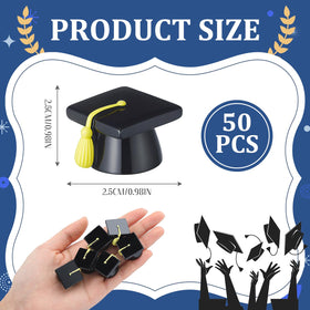 AceOrbit resin grad cap figure adds subtle sparkle to desserts and displays.