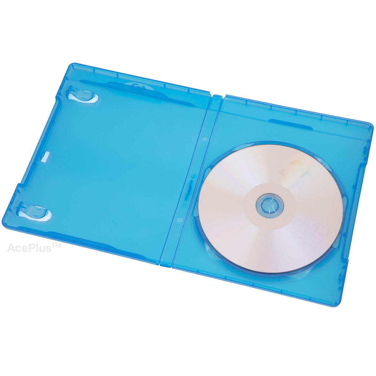 AcePlus 12mm-thick Blu-Ray case provides sturdy storage on shelves
