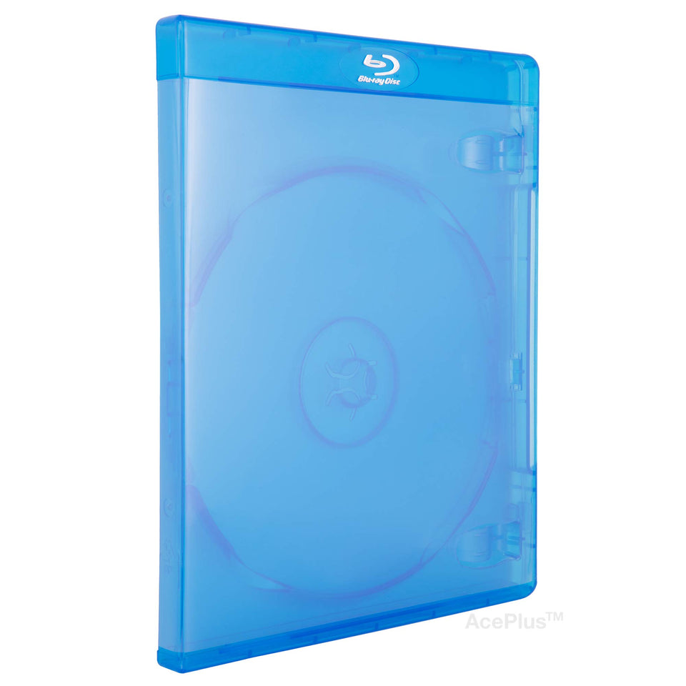 AcePlus Blu-Ray single case with embossed logo for premium presentation