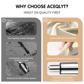 ACEQLYT anti-rust metal base keeps stability while protecting flooring.