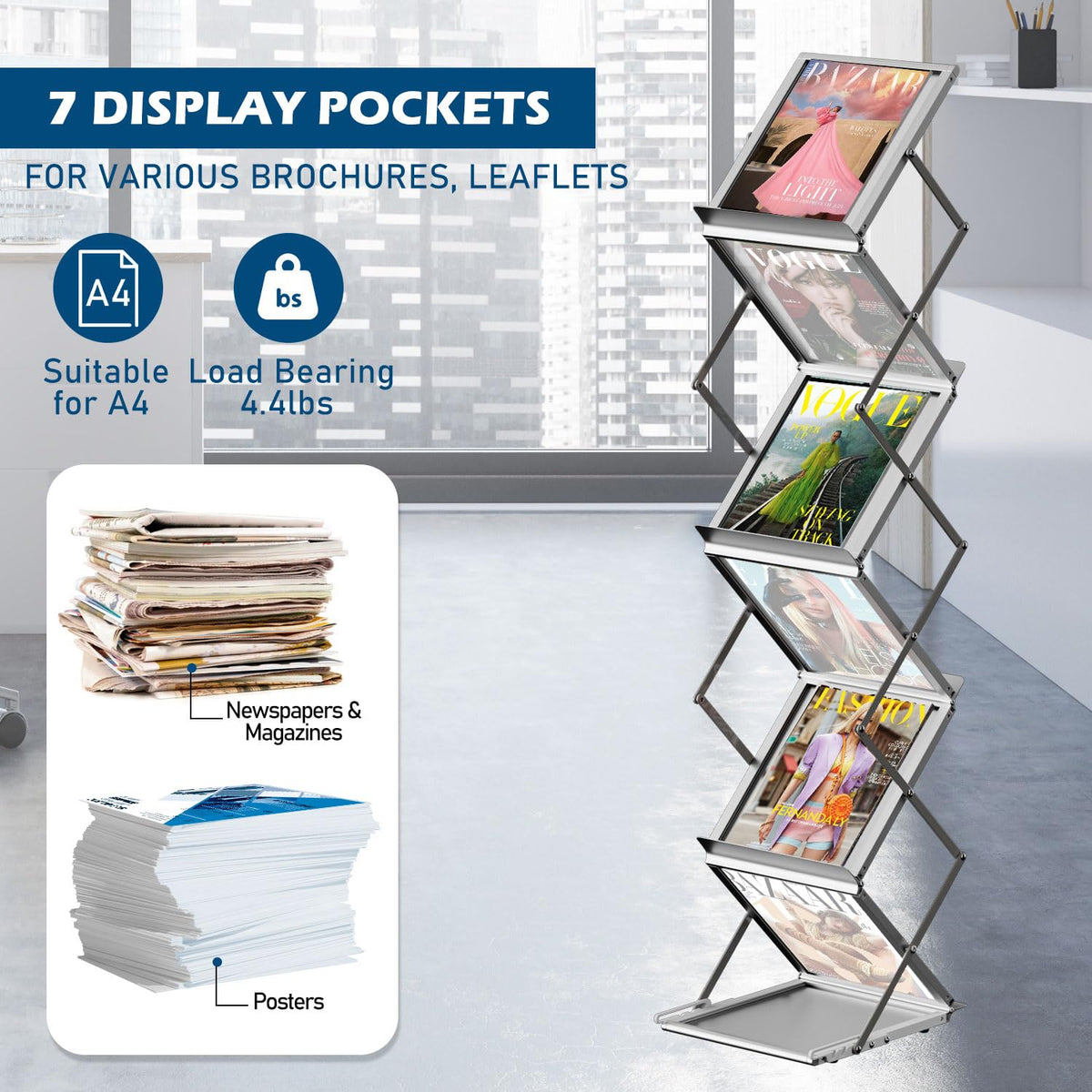 AceShow lightweight design enables easy movement between spaces.