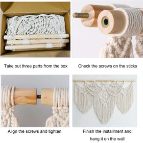 Achart macrame wall hanging makes a thoughtful gift for home lovers.
