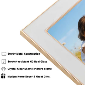 ACHAVINM velvet back adds soft premium feel while protecting photos.