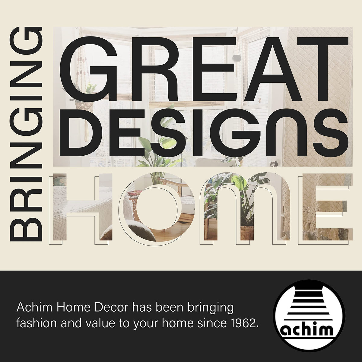 Achim Morningstar Woodtone blind fits slightly smaller or larger windows with precise sizing.