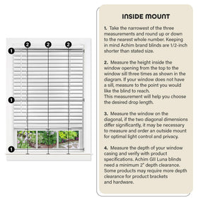ACHIM Luna outside-mount installation for flexible framing
