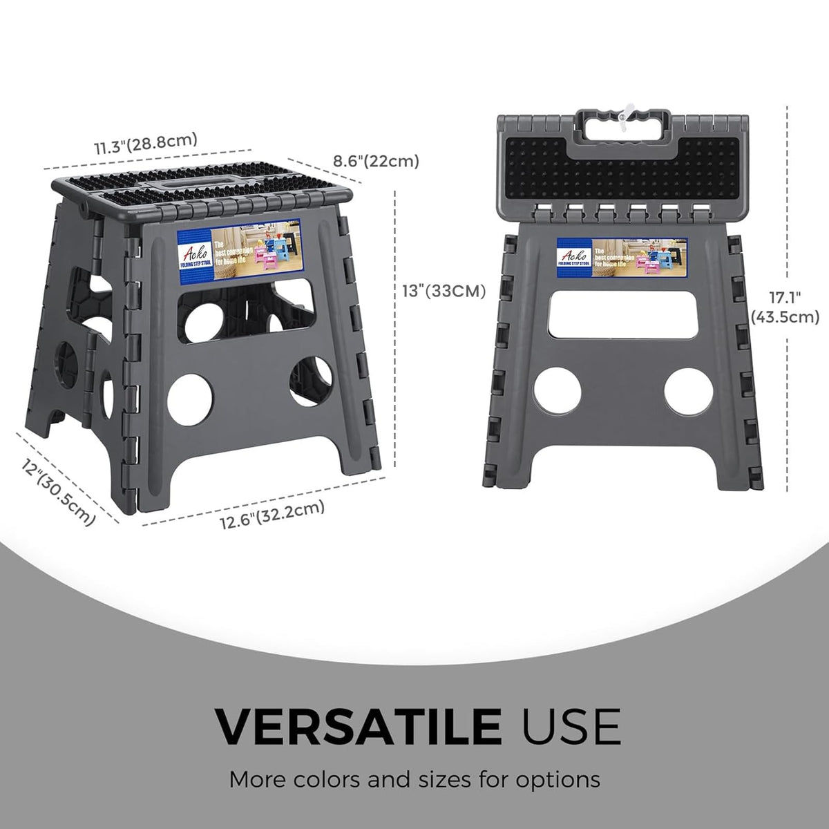 ACKO folding step stool honeycomb core design boosts strength