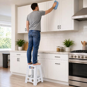ACKO folding step stool outdoor use for garden projects