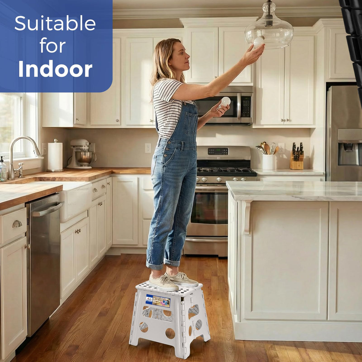 ACKO stool ideal for kitchen, bathroom, bedroom and garden tasks.
