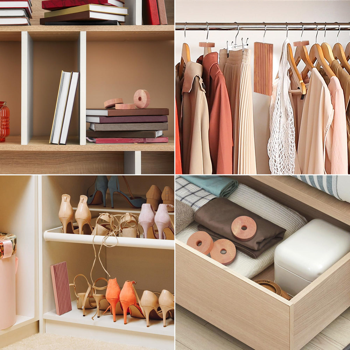 ACMETOP cedar storage accessory kit enables versatile organization.