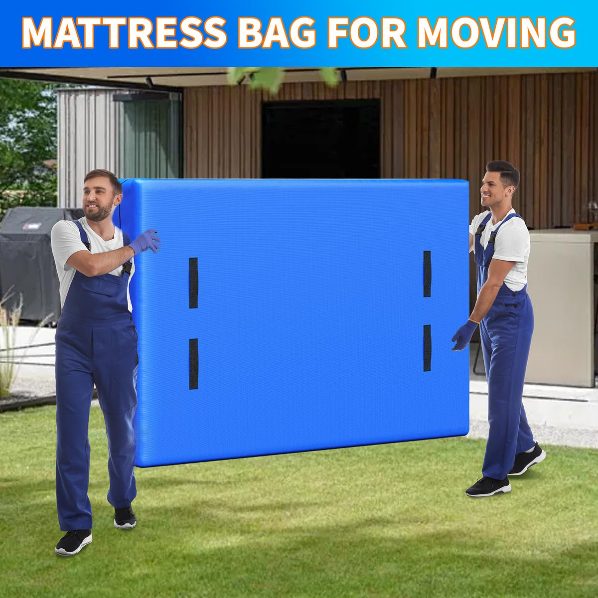 Acnusik king mattress bag reusable for storage and moving
