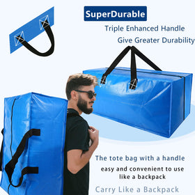 Acnusik bag with backpack straps enables hands-free transport