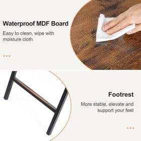 Acovy TV Tray Table beside the bed for essentials