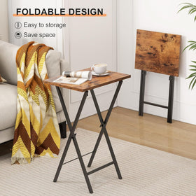 Acovy TV Tray Table used for snacks during movie night