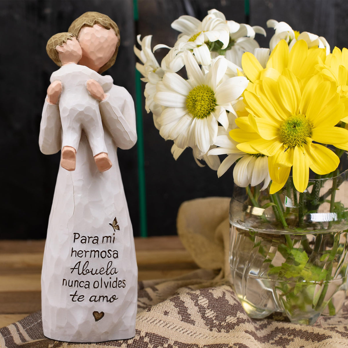 AcowSpt Christmas gift for grandma figurine sparks nostalgic moments.