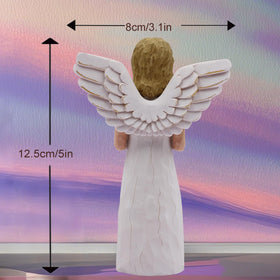 AcowSpt engraved-wish figurine for 65th birthday, compact and gift-ready.