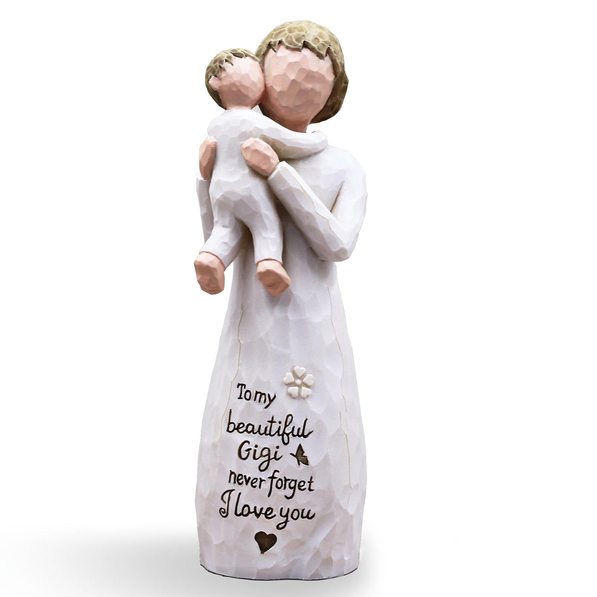 AcowSpt Gigi hand-painted figurine for grandma keepsake and display
