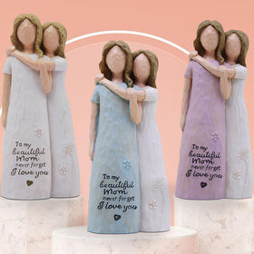 AcowSpt sculpted figure adds a warm touch to home decor.