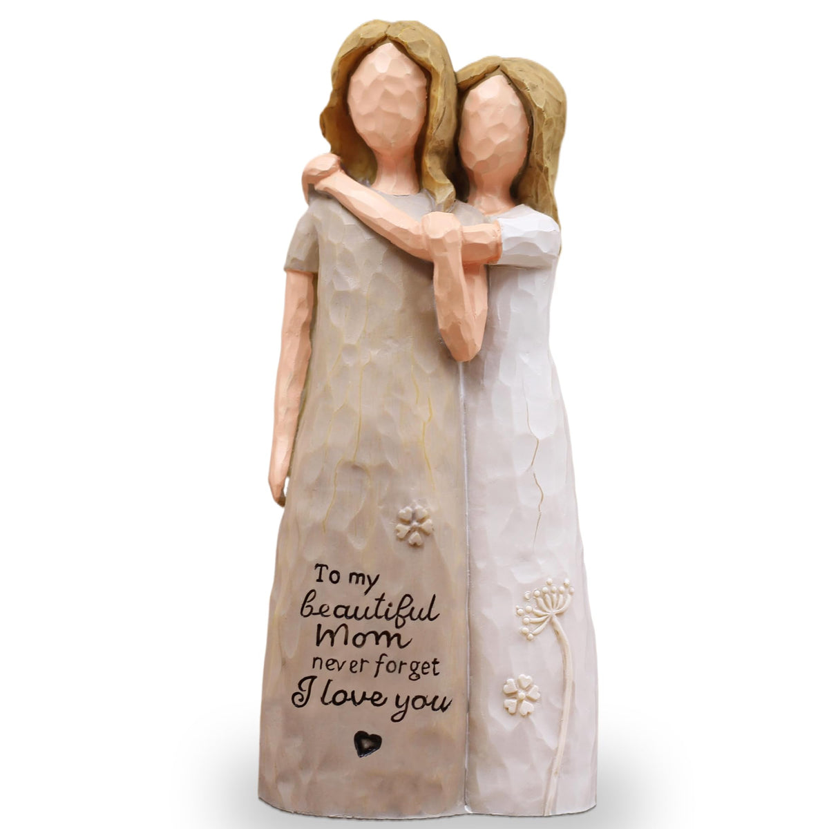 AcowSpt mom-daughter embrace figurine highlights a heartfelt keepsake gift