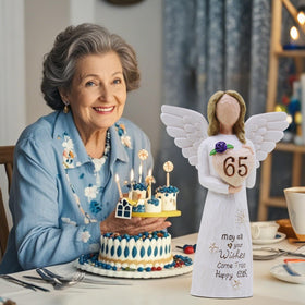 AcowSpt roses heart sprout figurine evokes warmth for celebrations.