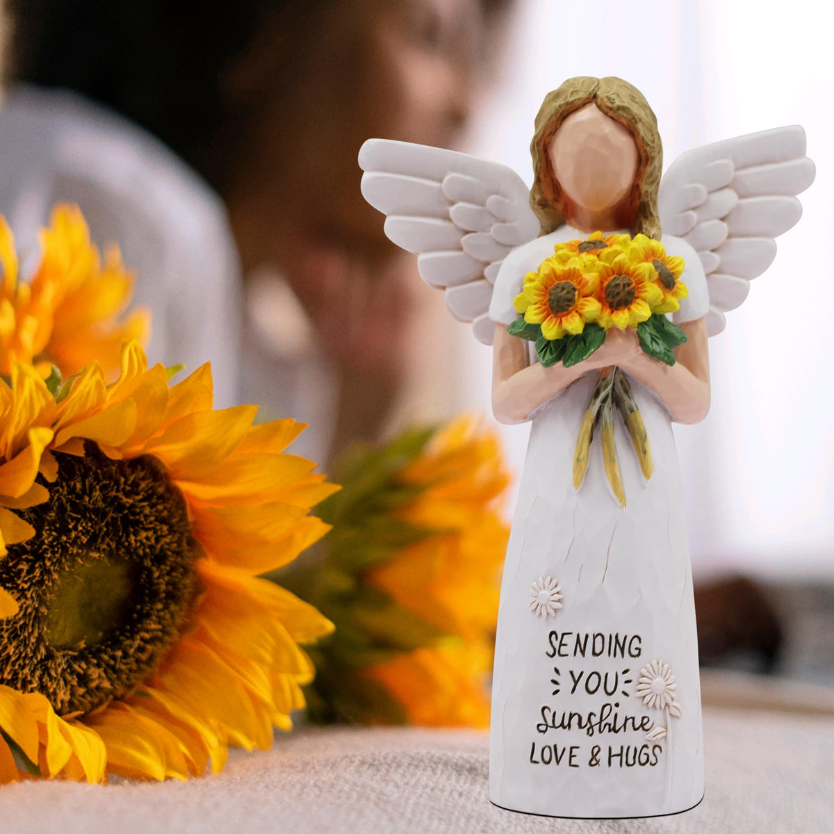 AcowSpt sunflower get-well gift box packaging makes gifting effortless
