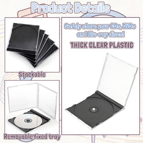 Acshio assembled black tray inside ensuring secure disc placement