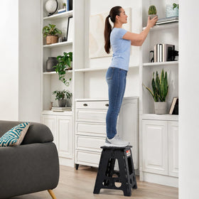 ACSTEP in kitchen use for reaching upper cabinets