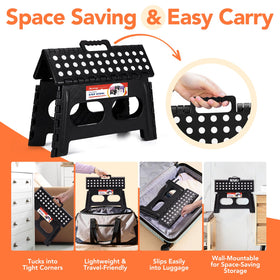 ACSTEP in-kitchen setup demonstrates reach to high cabinets safely.