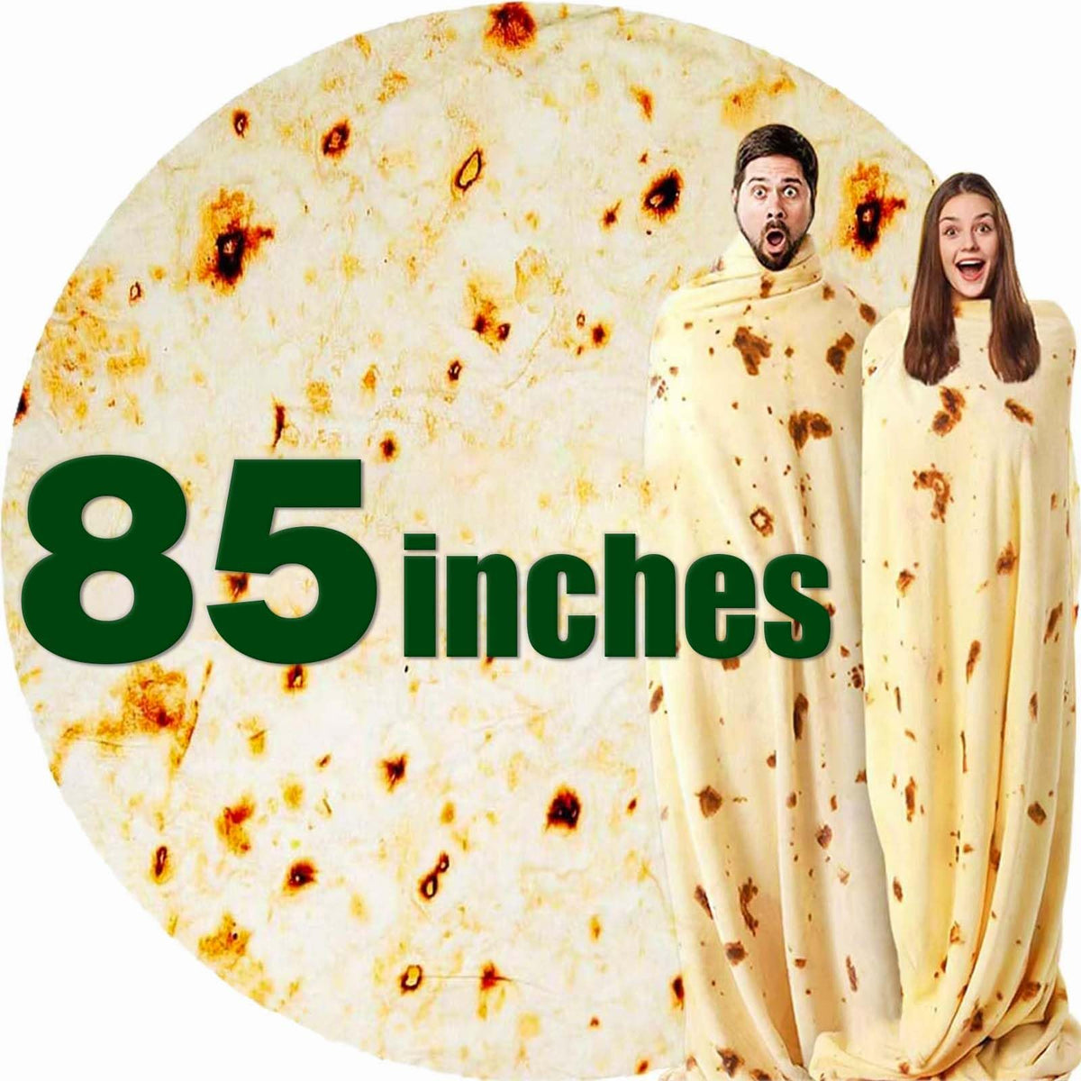 Acteb burrito blanket in giant wrap for cozy lounging and fun