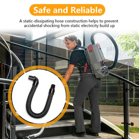 Adabuing static dissipating material close up emphasizes durable construction.