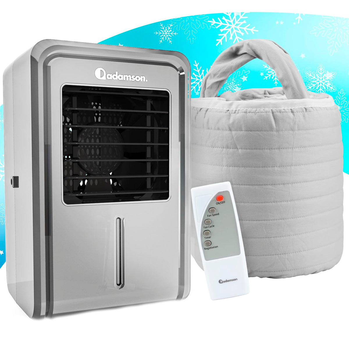 Adamson B10 gray bed cooling system overview demonstrating cooling concept