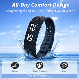 ADAWO vibration alarm used during morning routine